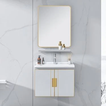 white bathroom storage