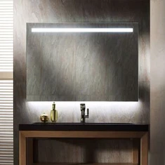Cermin solek LED dengan bluetooth