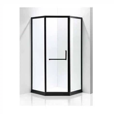 Pintu mandi gelongsor hitam